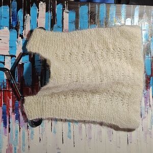 Handmade by Gita Cozy Knit Pullover Sweater Vest